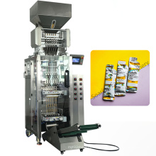 7 rows granule filling machine for coffee sugar salt sachet granule packing machine